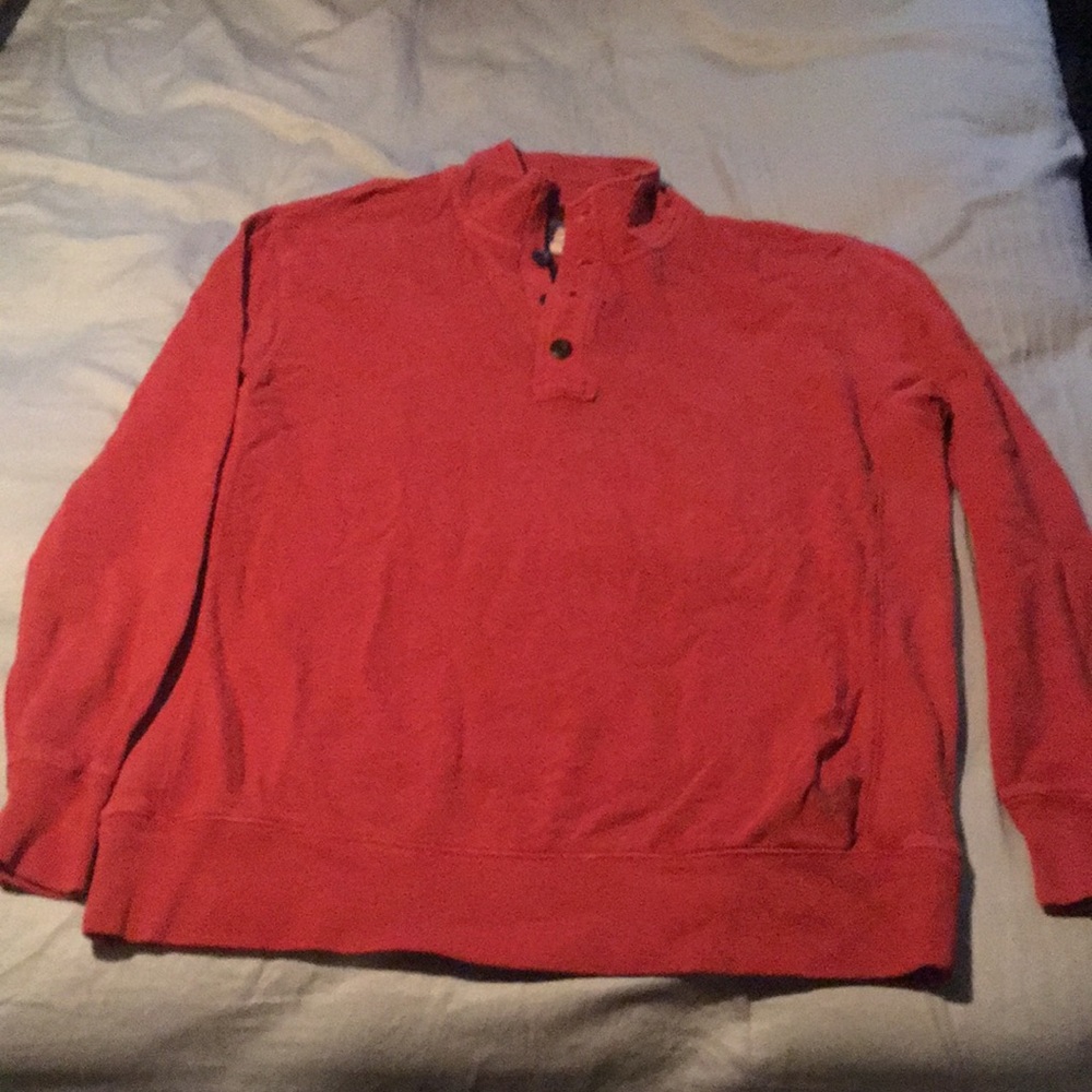 1/4 zip men’s xxl American eagle sweater orange